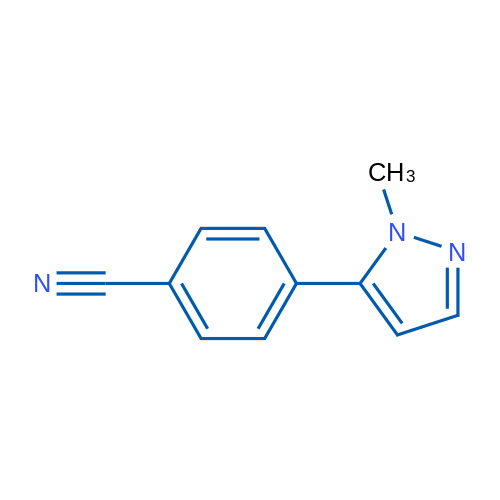 4-(1-Methyl-1H-pyrazol-5-yl)benzonitrile 1g