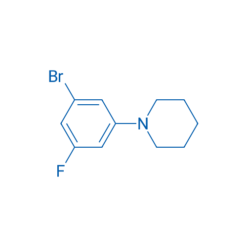 1-Bromo-3-fluoro-5-piperidinobenzene 5g