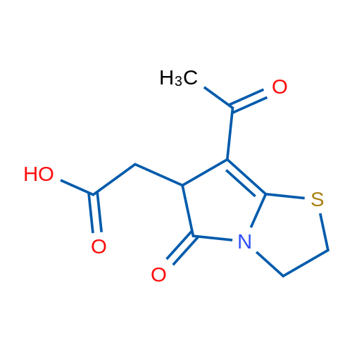 2-(7-Acetyl-5-oxo-2,3,5,6-tetrahydropyrrolo[2,1-b]thiazol-6-yl)acetic acid 1g