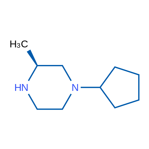 (S)-1-Cyclopentyl-3-methyl-piperazine 1g