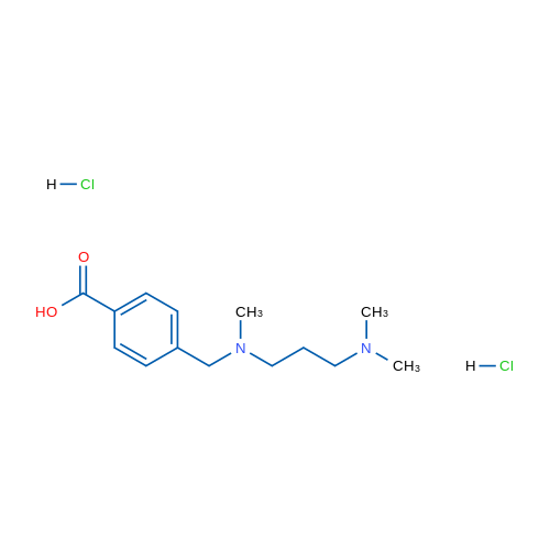 4-{[(3-Dimethylamino-propyl)-methyl-amino]-methyl}-benzoic acid dihydrochloride 5g