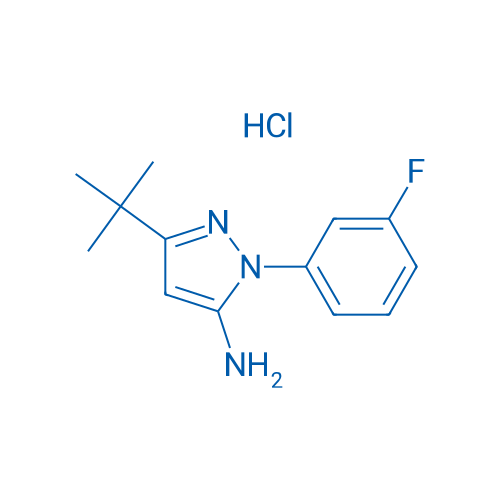 3-(tert-Butyl)-1-(3-fluorophenyl)-1H-pyrazol-5-amine hydrochloride 5g