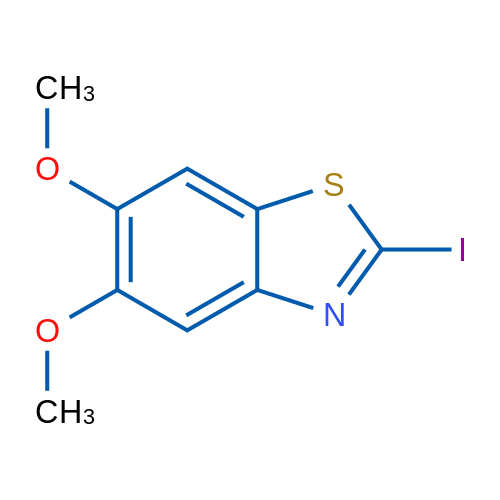 2-Iodo-5,6-dimethoxybenzo[d]thiazole 1g