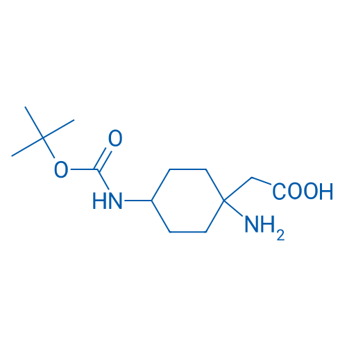 2-(1-Amino-4-(tert-butoxycarbonylamino)cyclohexyl)acetic acid 1g