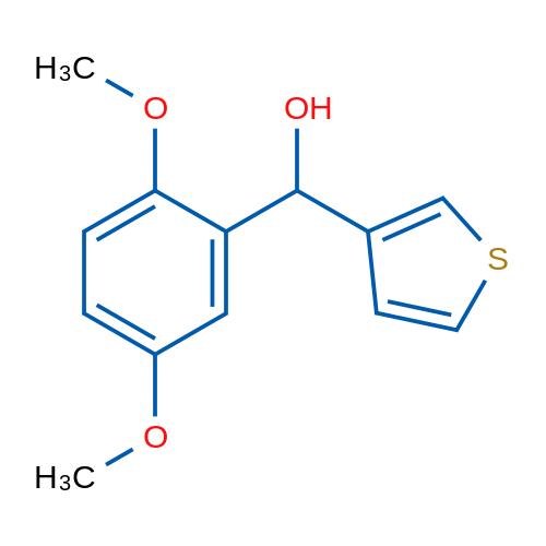 (2,5-Dimethoxyphenyl)(thiophen-3-yl)methanol 1g