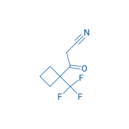 3-oxo-3-(1-(trifluoromethyl)cyclobutyl)propanenitrile 100mg