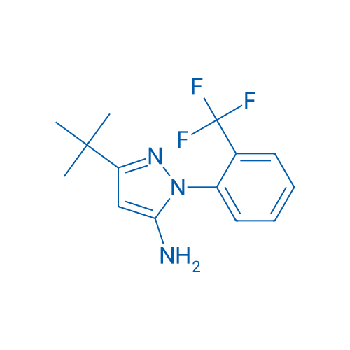 3-(tert-Butyl)-1-(2-(trifluoromethyl)phenyl)-1H-pyrazol-5-amine 100mg