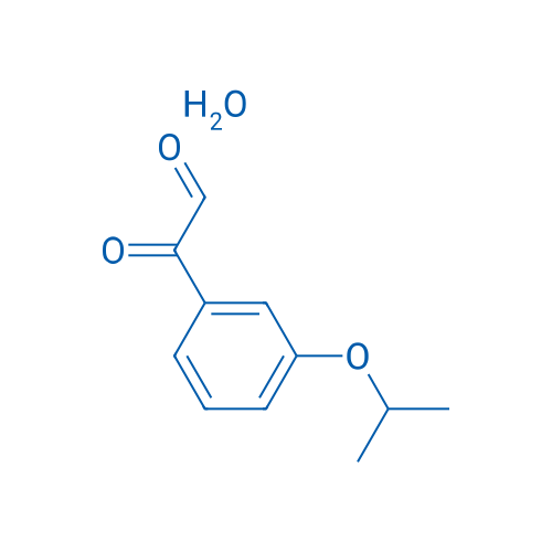 2-(3-Isopropoxyphenyl)-2-oxoacetaldehyde hydrate 1g
