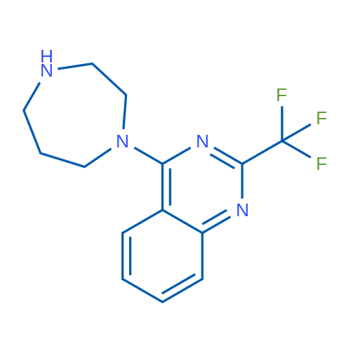 4-(1,4-Diazepan-1-yl)-2-(trifluoromethyl)quinazoline 1g