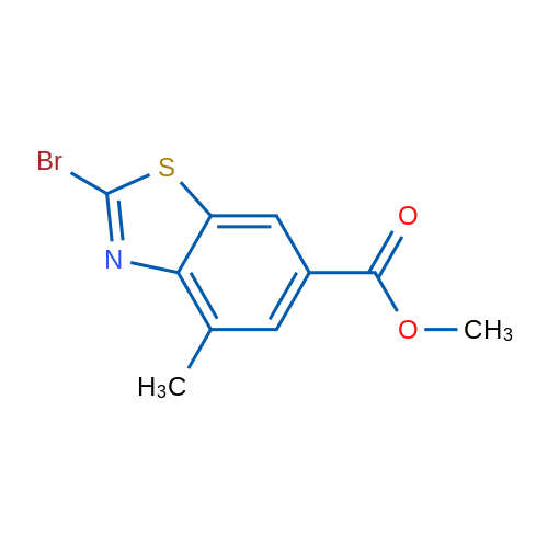 Methyl 2-bromo-4-methylbenzo[d]thiazole-6-carboxylate 1g