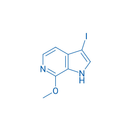 3-Iodo-7-methoxy-1H-pyrrolo[2,3-c]pyridine 5g