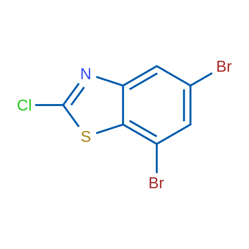 5,7-Dibromo-2-chlorobenzo[d]thiazole 1g