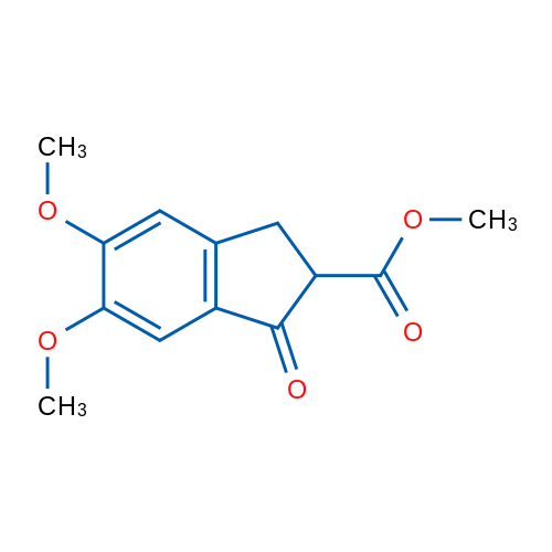 Methyl 5,6-dimethoxy-1-oxo-2,3-dihydro-1H-indene-2-carboxylate 1g
