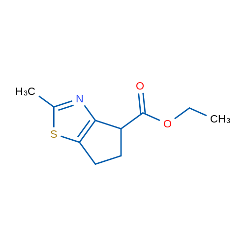 Ethyl 2-methyl-5,6-dihydro-4H-cyclopenta[d]thiazole-4-carboxylate 1g