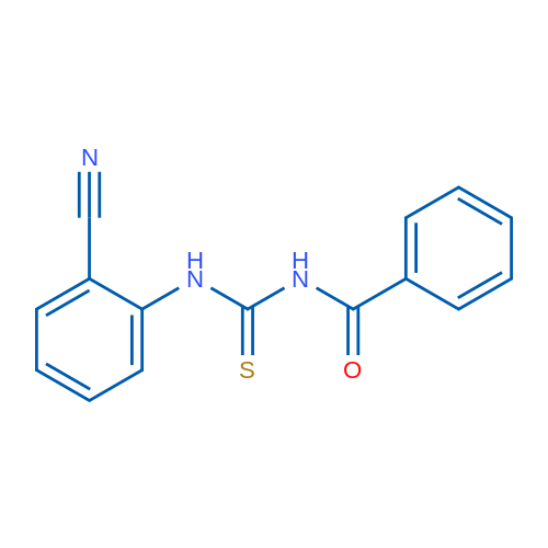 1-Benzoyl-3-(2-cyanophenyl)thiourea 1g