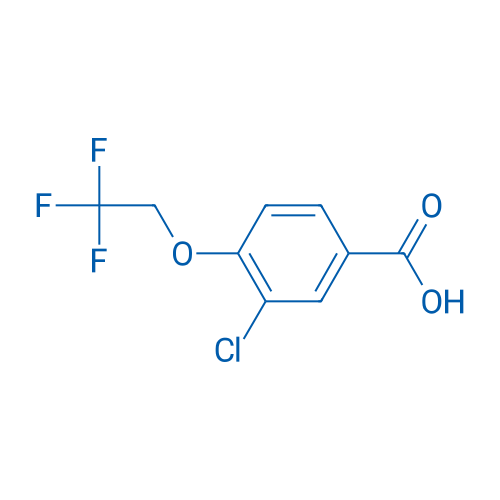 3-Chloro-4-(2,2,2-trifluoroethoxy)benzoic acid 1g