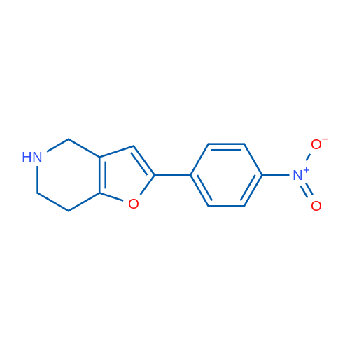 2-(4-Nitrophenyl)-4,5,6,7-tetrahydrofuro[3,2-c]pyridine 1g