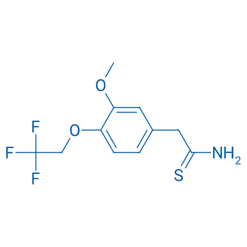 2-[3-Methoxy-4-(2,2,2-trifluoroethoxy)phenyl]ethanethioamide 5g