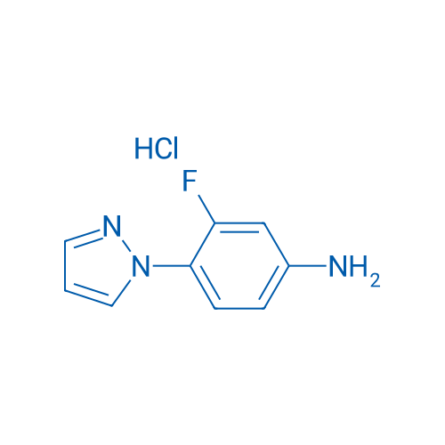 3-Fluoro-4-(1H-pyrazol-1-yl)aniline hydrochloride 1g