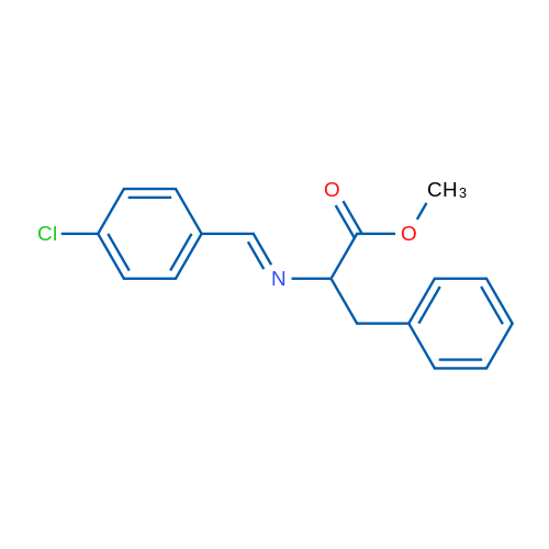 Methyl 2-[(E)-[(4-chlorophenyl)methylidene]amino]-3-phenylpropanoate 1g
