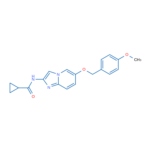 N-(6-((4-Methoxybenzyl)oxy)imidazo[1,2-a]pyridin-2-yl)cyclopropanecarboxamide 1g