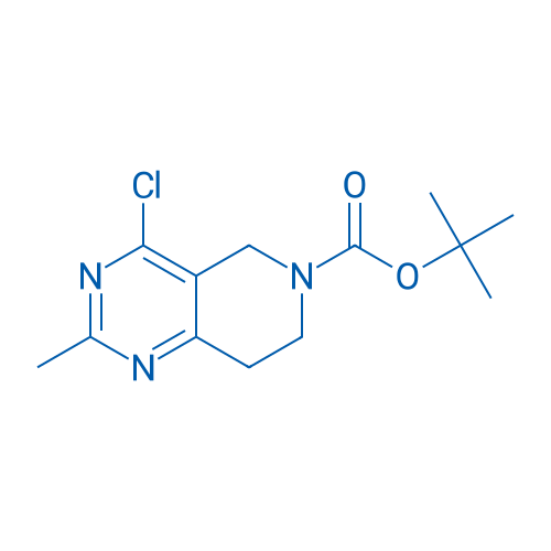 tert-Butyl 4-chloro-2-methyl-7,8-dihydropyrido[4,3-d]pyrimidine-6(5H)-carboxylate 250mg