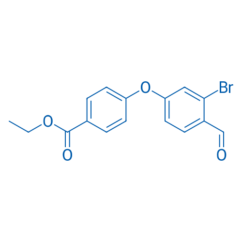Ethyl 4-(3-bromo-4-formylphenoxy)benzoate 250mg