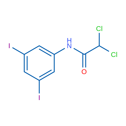 2,2-Dichloro-N-(3,5-diiodophenyl)acetamide 250mg