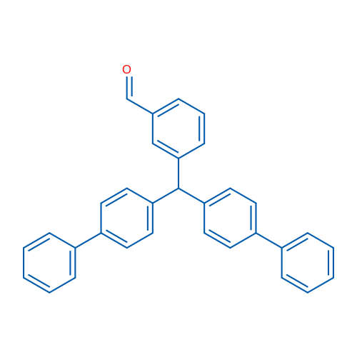 3-(Di([1,1'-biphenyl]-4-yl)methyl)benzaldehyde 1g