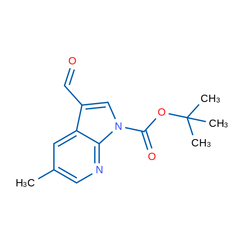 tert-Butyl 3-formyl-5-methyl-1H-pyrrolo[2,3-b]pyridine-1-carboxylate 1g