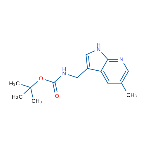 tert-Butyl ((5-methyl-1H-pyrrolo[2,3-b]pyridin-3-yl)methyl)carbamate 1g