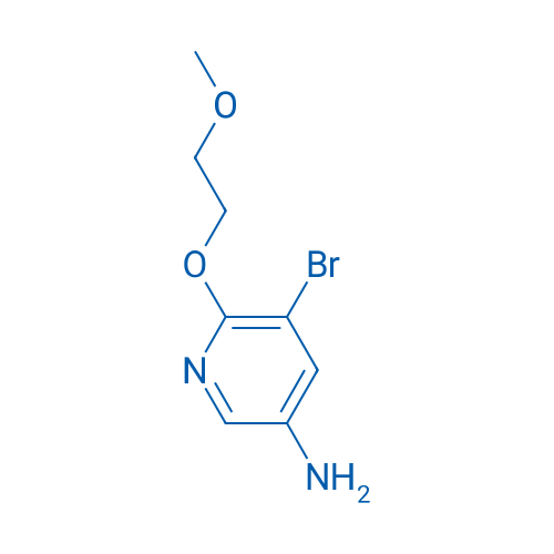 5-Bromo-6-(2-methoxyethoxy)pyridin-3-amine 1g