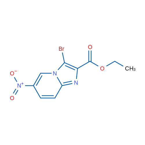 Ethyl 3-bromo-6-nitroimidazo[1,2-a]pyridine-2-carboxylate 5g