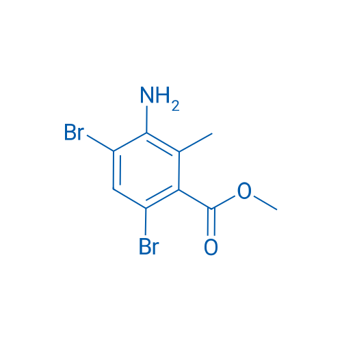 Methyl 3-amino-4,6-dibromo-2-methylbenzoate 250mg