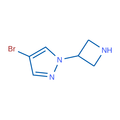 1-(Azetidin-3-yl)-4-bromo-1H-pyrazole 100mg