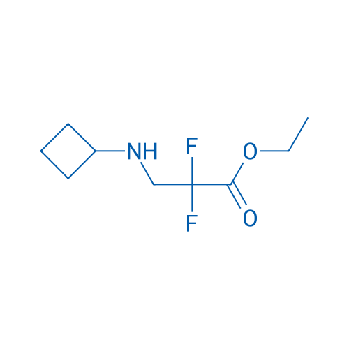 3-Cyclobutylamino-2,2-difluoropropionic acid ethyl ester 1g