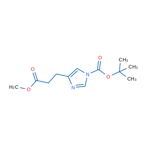 tert-Butyl 4-(3-methoxy-3-oxopropyl)-1H-imidazole-1-carboxylate 5g