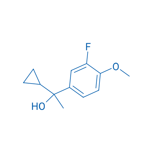 1-Cyclopropyl-1-(3-fluoro-4-methoxyphenyl)ethanol 1g