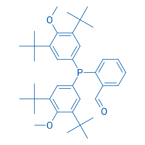 2-[Bis(3,5-di-t-butyl-4-methoxyphenyl)phosphino]benzaldehyde 250mg