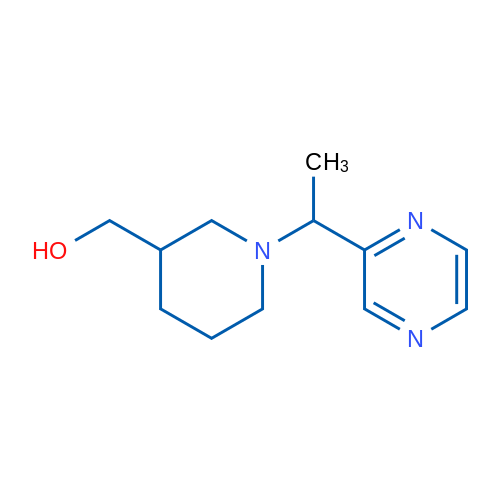 (1-(1-(Pyrazin-2-yl)ethyl)piperidin-3-yl)methanol 1g