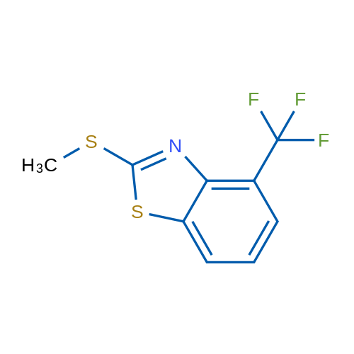 2-(Methylthio)-4-(trifluoromethyl)benzo[d]thiazole 1g