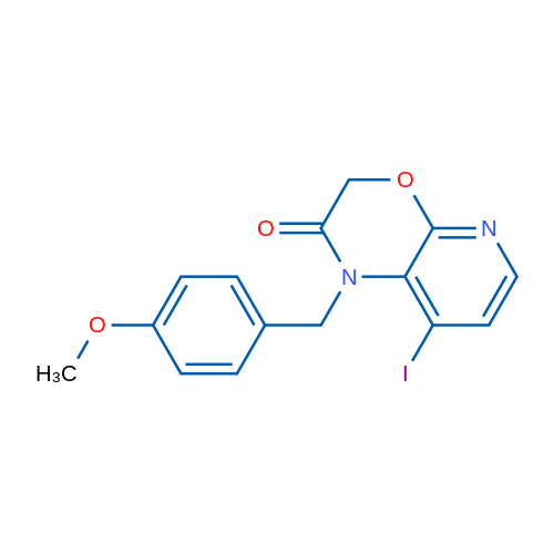8-Iodo-1-(4-methoxybenzyl)-1H-pyrido[2,3-b][1,4]oxazin-2(3H)-one 250mg
