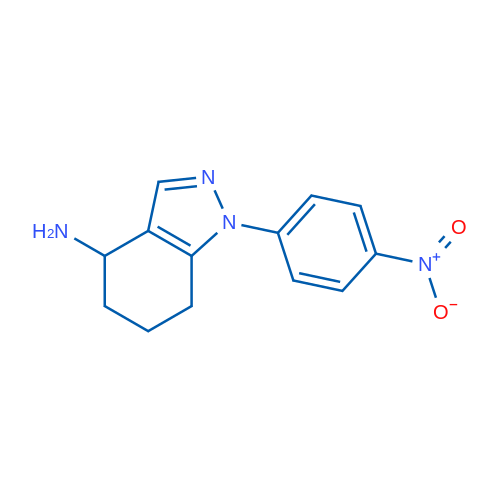 1-(4-Nitrophenyl)-4,5,6,7-tetrahydro-1H-indazol-4-amine 1g