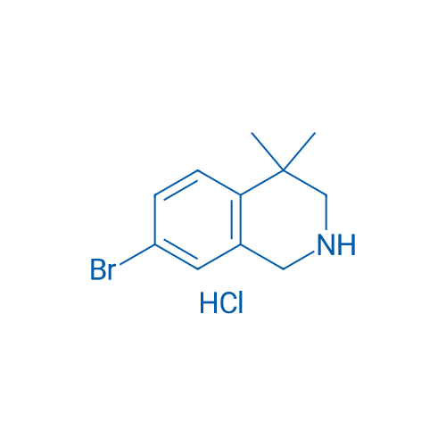 7-Bromo-4,4-dimethyl-1,2,3,4-tetrahydroisoquinoline hydrochloride 100mg