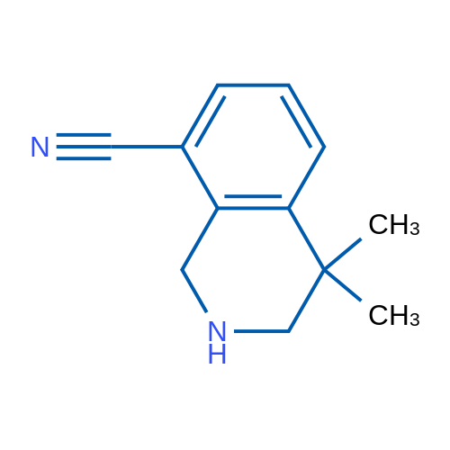 4,4-Dimethyl-1,2,3,4-tetrahydroisoquinoline-8-carbonitrile 1g