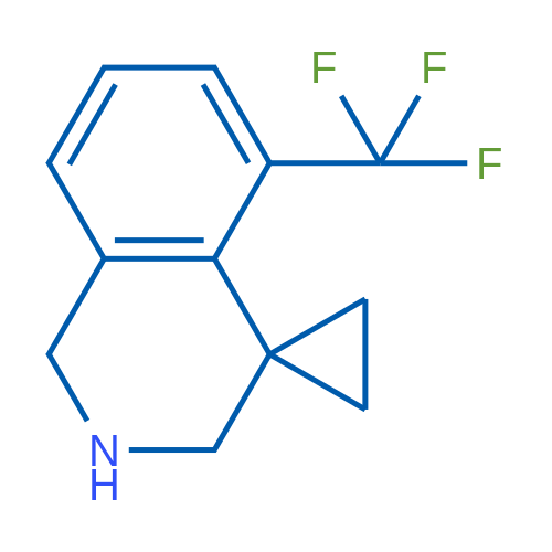 5'-(Trifluoromethyl)-2',3'-dihydro-1'H-spiro[cyclopropane-1,4'-isoquinoline] 1g