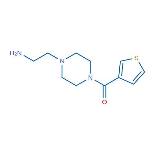 (2-[4-(3-Thienylcarbonyl)piperazin-1-yl]ethyl)amine 1g