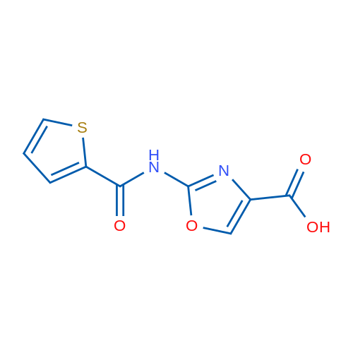 2-[(2-thienylcarbonyl)amino]-1,3-oxazole-4-carboxylic acid 10g
