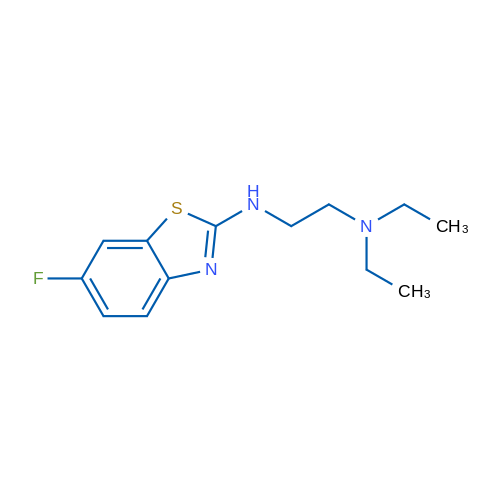 N,N-diethyl-N'-(6-fluoro-1,3-benzothiazol-2-yl)ethane-1,2-diamine 250mg