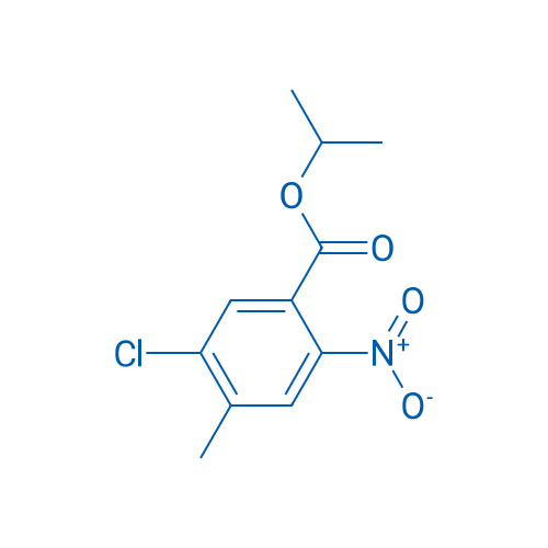 Isopropyl 5-chloro-4-methyl-2-nitrobenzoate 250mg